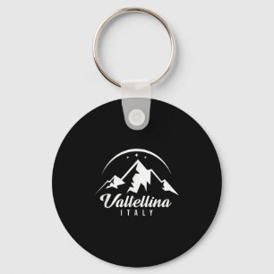 Valtellina Italien Ski Resort Skiing Snowboarding Nyckelring
