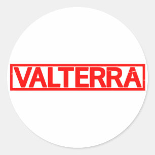 Valterra Frimärke Runt Klistermärke