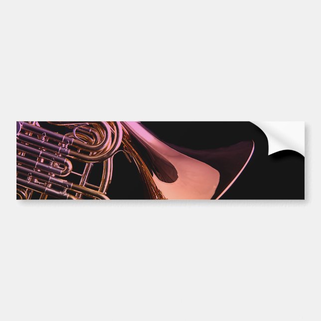 Valthornmusikalen instrumenterar avbildar bildekal (Framsidan)