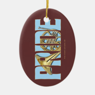 Valthornpride Julgransprydnad Keramik