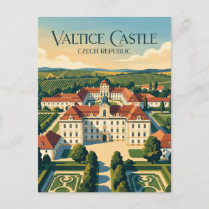 Valtice slott Tjeckien Vykort