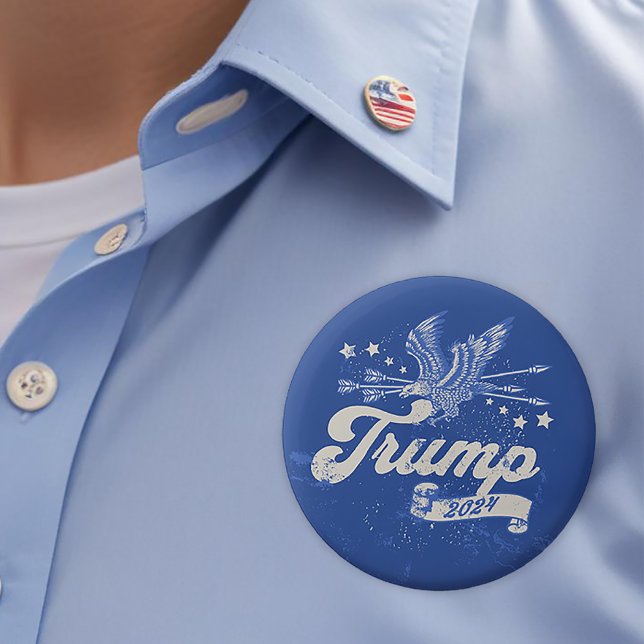 Valtrenden 2024 knapp (Trump 2024 Presidential Pin)