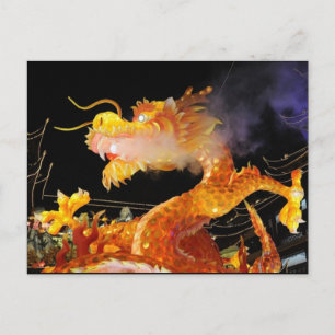Valuegem Chiness Dragon-vykort Vykort