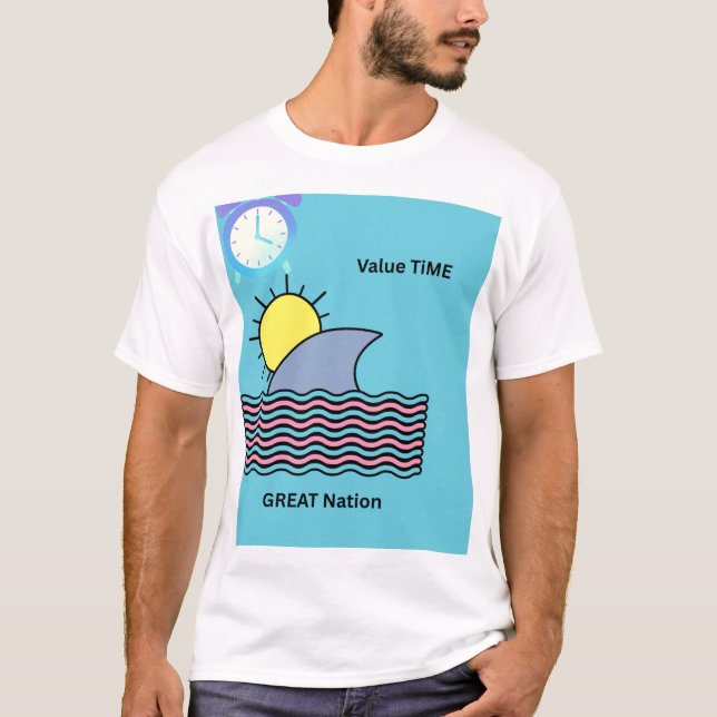 ValueTiME Motivational T-Shirt Design (Framsida)