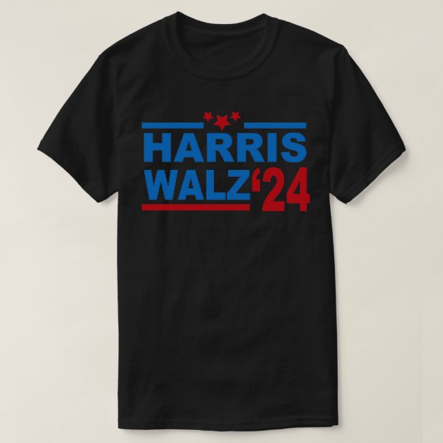 Valutformning i Walz 2024 kampanj T Shirt (Design framsida)