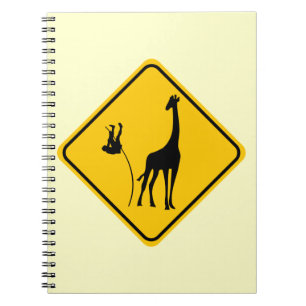 Välva för giraff anteckningsbok