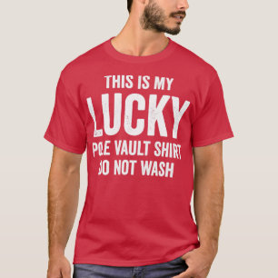 Valvabell för Lucky Pole Vault Shirt Funny Pole Va T