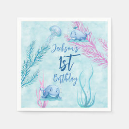 Valval av Bra Tidpunkt födelsedag Pappersservett