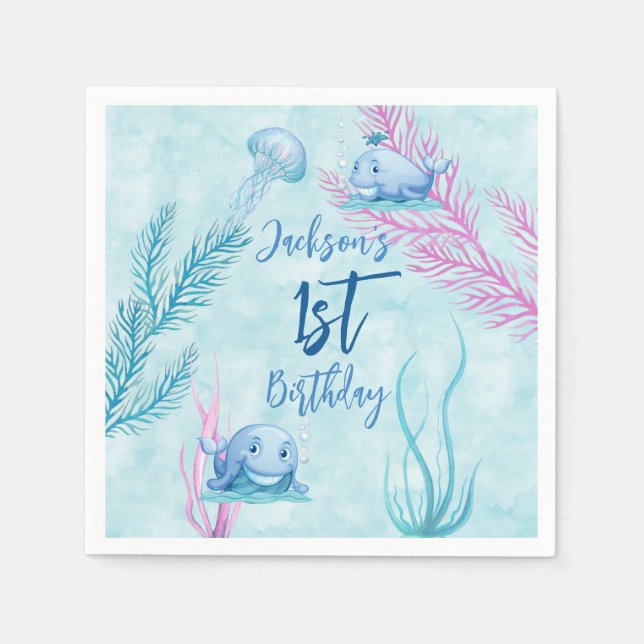 Valval av Bra Tidpunkt födelsedag Pappersservett (Framsidan)