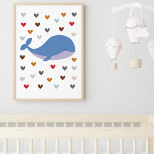 Valval med färgade hörn Poster näsborre