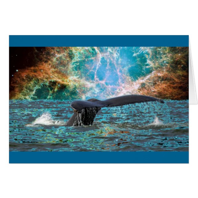 Valval och Supernova Hälsningskort (Framsidan Horizontal)