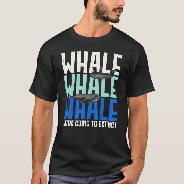 Valval skulle Utdöda Pun från djur T Shirt (Framsida)