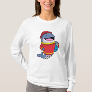 Valval som brandman med Hose T Shirt