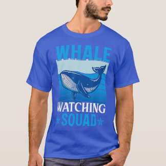 Valval som tittar på Squad Whale Älskare 2 T Shirt