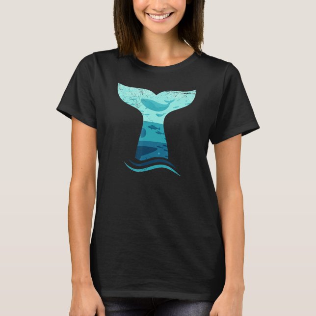 Valval Svan i Vinkar Orca Killer Valval Ocean Desi T Shirt (Framsida)