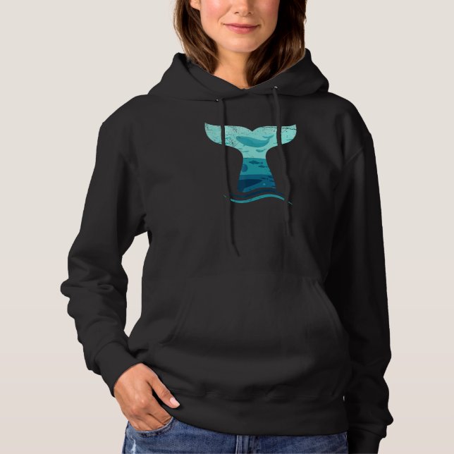 Valval Svan i Vinkar Orca Killer Valval Ocean Desi T Shirt (Framsida)