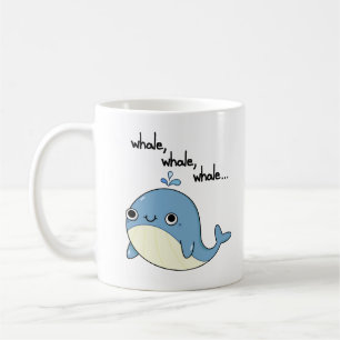 Valval, valval, Cute Sea Animal Pun Kaffemugg