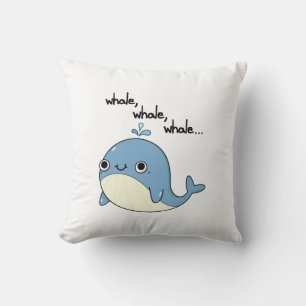 Valval, valval, Cute Sea Animal Pun Kudde