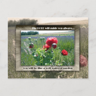 Välvattnade Garden Vykort