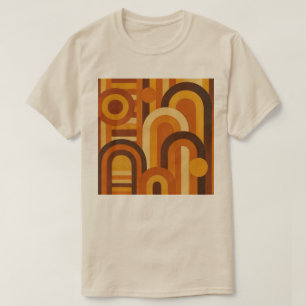 Valvbågar och solfläckar Retro geometrisk design T Shirt