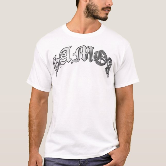 Välvd SAMOA krom Tee Shirt (Framsida)