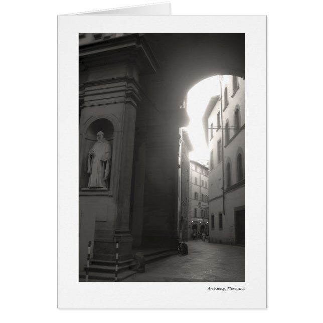 Valvgång Florence Hälsningskort (Framsidan)