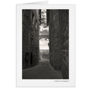 Valvgång San Gimignano Hälsningskort