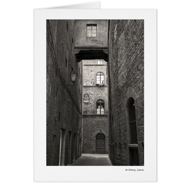 Valvgång Siena Hälsningskort (Framsidan)