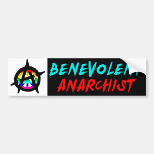 Välvillig anarkistbildekal bildekal