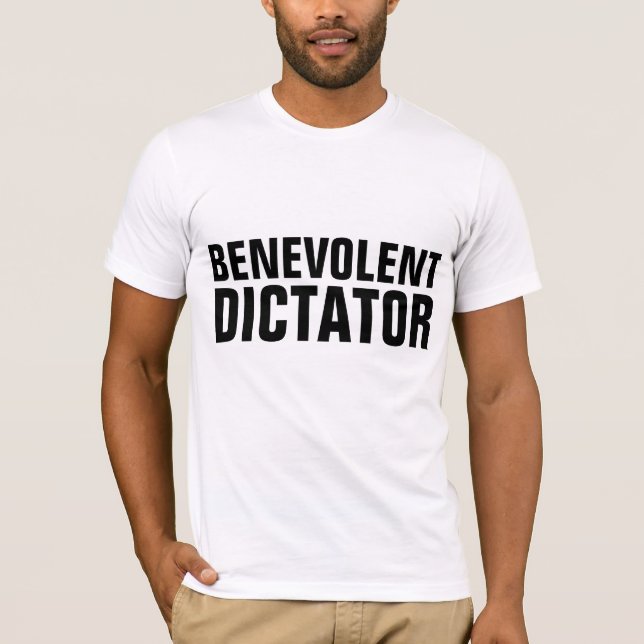 VÄLvillig DIKTATOR T-Shirts (Framsida)