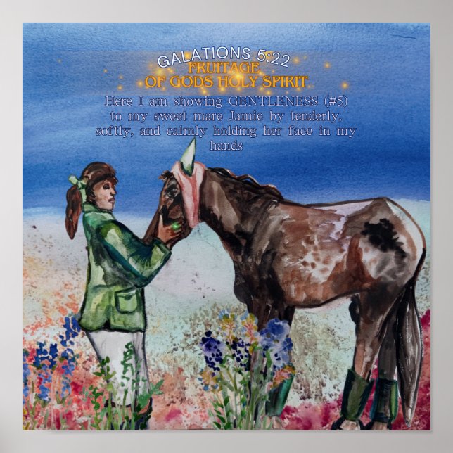 VÄLVILLIGHET, MILDHET FRUKT AV GUDS Helige Ande Poster (Framsidan)