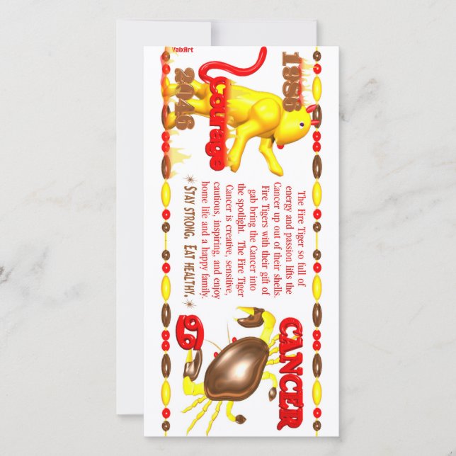 Valxart 1986 2046 FireTiger zodiac Cancer (Framsida)