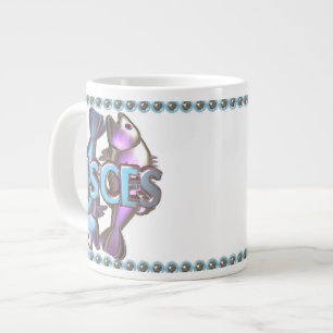 Valxart Pisces Leo astrology vänskap Jumbo Mugg