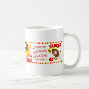 ValxArt zodiac avfyrar drakecancer född 1976 2036 Kaffemugg