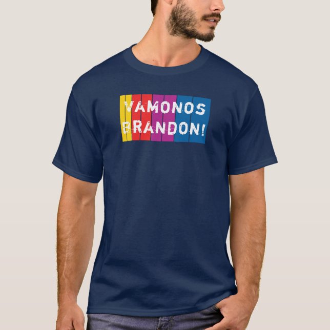 Vamonos Brandon! Skjortor och kroppar T Shirt (Framsida)