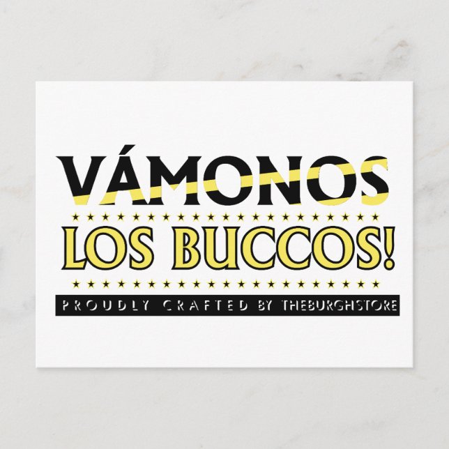Vamonos Los Buccos vykort (Framsida)