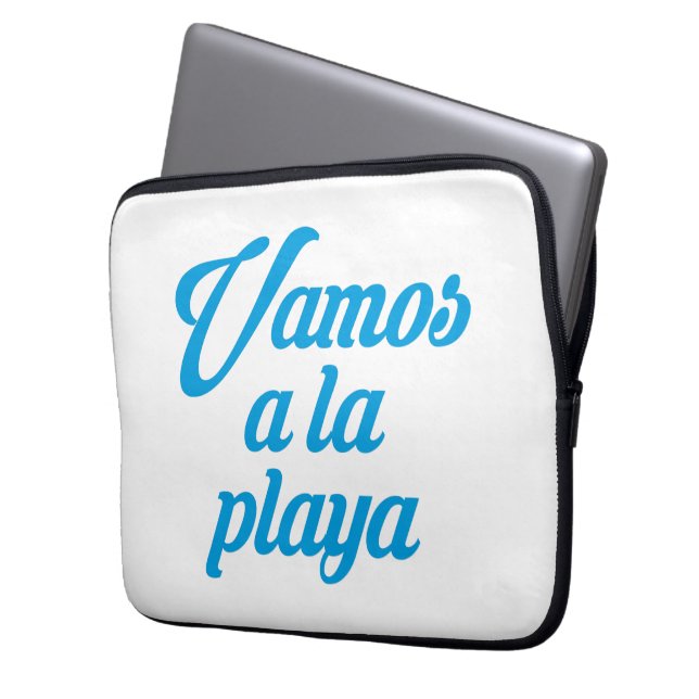 VAMOS A LA PLAYA LAPTOP FODRAL (Framsidan Vänster)