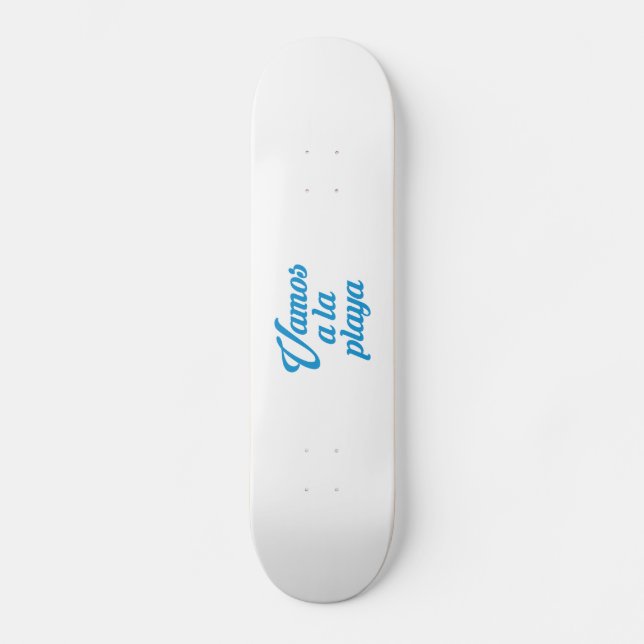 VAMOS A LA PLAYA MINI SKATEBOARD BRÄDA 18,5 CM (Framsida)