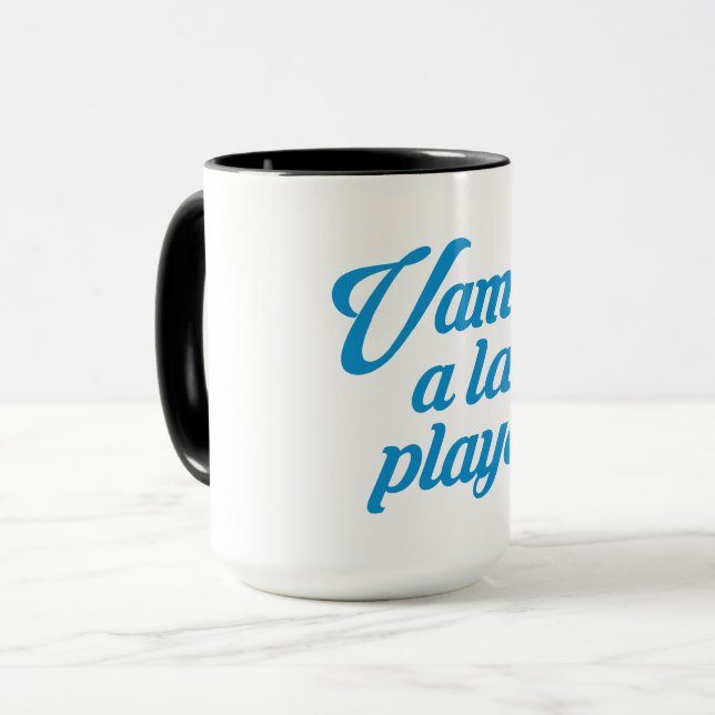 VAMOS A LA PLAYA MUGG (Framsida vänster)