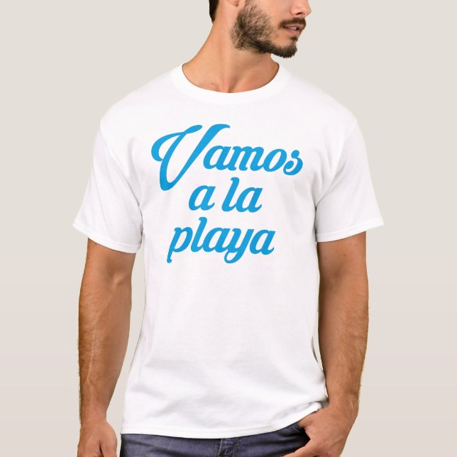 VAMOS A LA PLAYA T-SHIRT (Framsida)