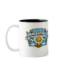 Vamos Argentina Patriotisk Fotbollsdesign | Argent