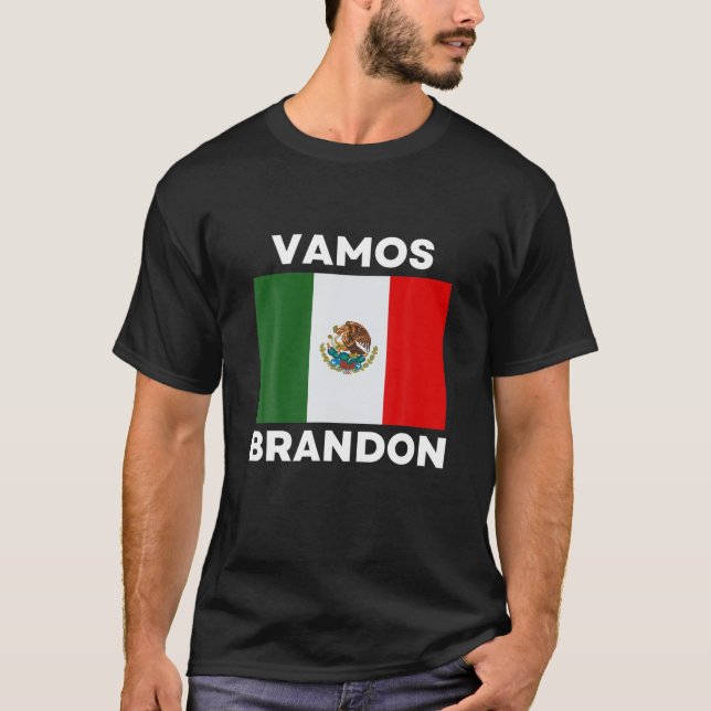 VAMOS BRANDON, Låt oss Go Brandon T Shirt (Framsida)