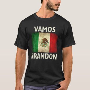 Vamos Brandon Låt oss Go Brandon Vintage Mexico F T Shirt