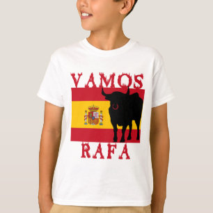 Vamos Rafa med flagga av Spanien Tröja