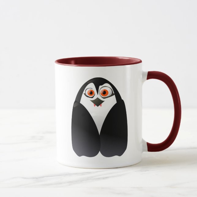 Vampenguin - gullig vampyrpingvin mugg (Höger)