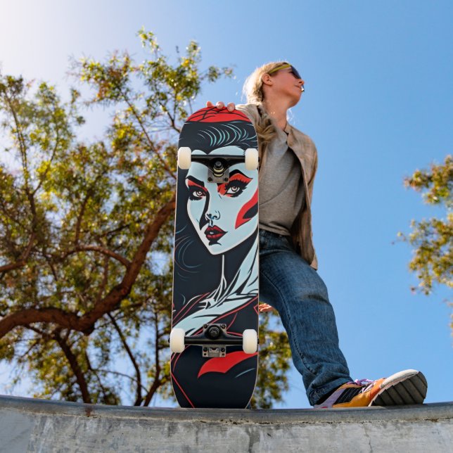 Vampig flicka mini skateboard bräda 18,5 cm (Utomhus 1)