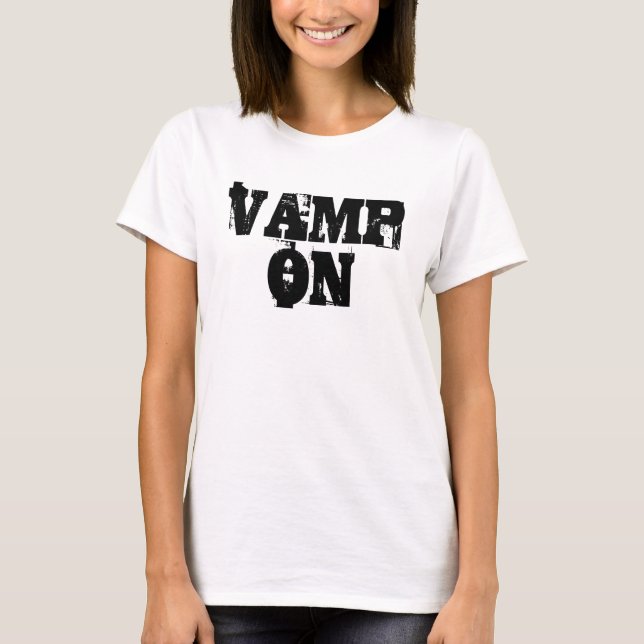 Vampig på tee shirt (Framsida)