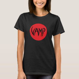 Vampig text (röd/svart) version t shirt