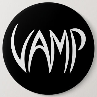 Vampig text (svartvitt) version knapp