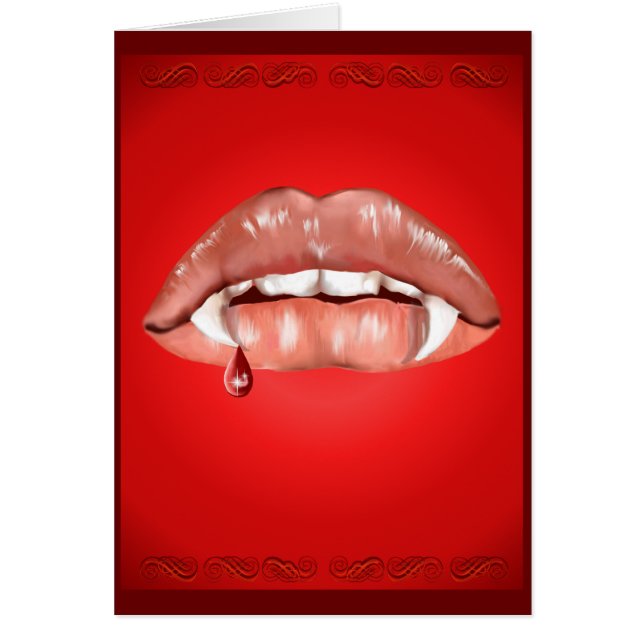 Vampigt kort för dam (Framsidan)
